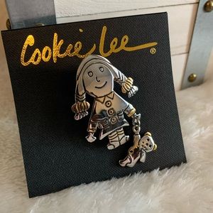 Cookie Lee Girl Brooch